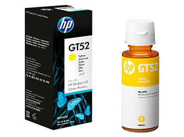 Botella de Tinta HP GT52 Amarilla Original (M0H56AL)