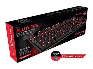 Teclado Mecánico Kingston HyperX™ Alloy FPS - Cherry MX Red