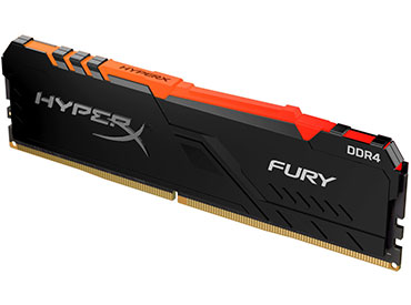 Memoria Ram Kingston HyperX Fury DDR4 RGB 8GB 2666MHz