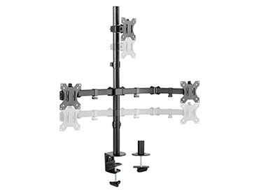 Soporte triple de escritorio para pantallas planas 13" a 32" Intelaid (IT-DB21E)