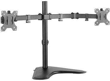 Soporte doble de escritorio para pantallas planas 13