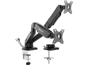 Soporte hidráulico doble para pantallas planas y curvas 17" a 32" Intelaid (IT-DGB2U)