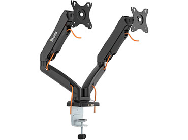 Soporte hidráulico doble para pantallas planas y curvas 17" a 32" Intelaid (IT-DGB2U)