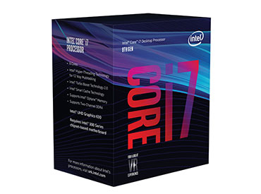 Microprocesador Intel® Core™ i7-8700 (12M Cache, 4.60 GHz) s.1151 BOX