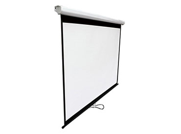 Pantalla de proyección Intelaid 86" 4:3 colgable retractil - SELF-LOCK