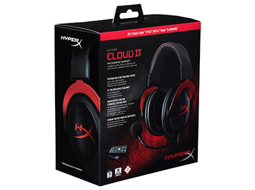 Auriculares con Micrófono Kingston HyperX™ Cloud II - Rojos 