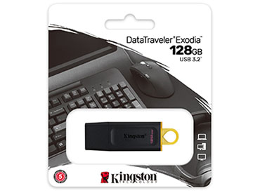 Pen Drive Kingston DataTraveler® Exodia 128GB USB 3.2 Gen 1