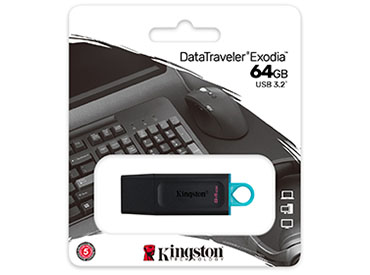 Pen Drive Kingston DataTraveler® Exodia 64GB USB 3.2 Gen 1