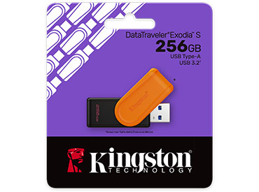 Pen Drive Kingston DataTraveler® Exodia S 256GB USB 3.2 Gen 1