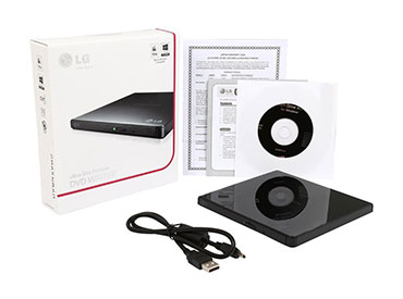 Grabadora de DVD externa portátil LG Ultra-Slim USB - GP65NB60