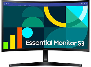Monitor Curvo Samsung 24" D366 Full HD 100Hz - HDMI - VGA