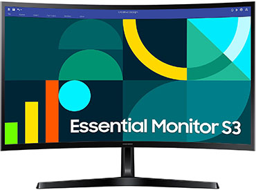 Monitor Curvo Samsung 27" D366 Full HD 100Hz - HDMI - VGA