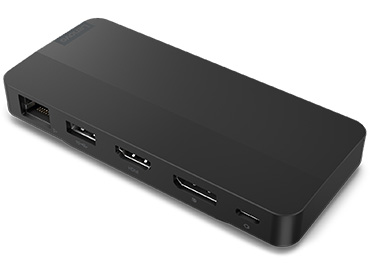 Lenovo USB-C Dual Display Travel Dock (con adaptador)