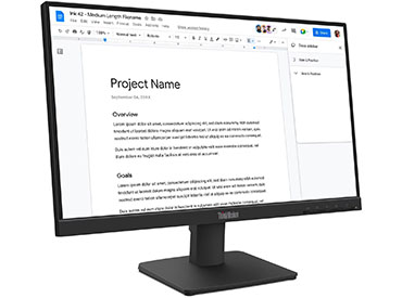 Monitor Lenovo ThinkVision S22-4e 21.5" FHD IPS 100Hz - HDMI - VGA