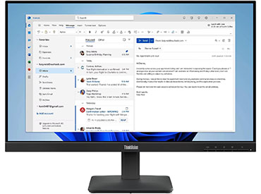 Monitor Lenovo ThinkVision S24-4e 23.8" FHD IPS 100Hz - HDMI - VGA