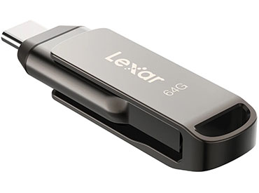 Pen Drive Lexar® JumpDrive® Dual Drive D400 64GB USB 3.2 Tipo-C™