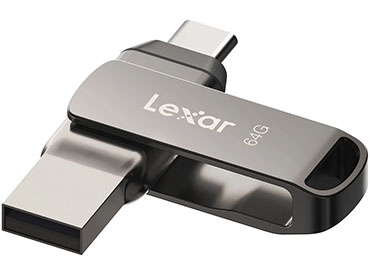 Pen Drive Lexar® JumpDrive® Dual Drive D400 64GB USB 3.2 Tipo-C™