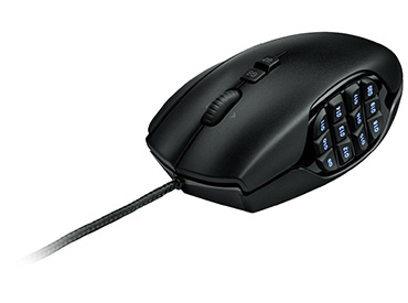 MMO Gaming Mouse Logitech G600 Black