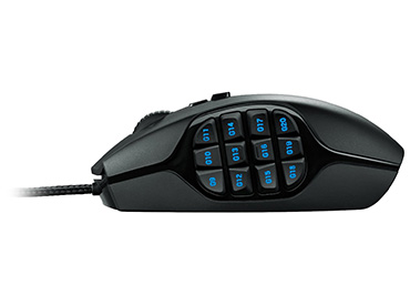 MMO Gaming Mouse Logitech G600 Black