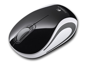 Mini Mouse Logitech Wireless M187 Negro