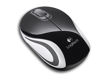 Mini Mouse Logitech Wireless M187 Negro