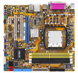 Mother Asus M2A-VM socket AM2+ con ATI Radeon X1250+