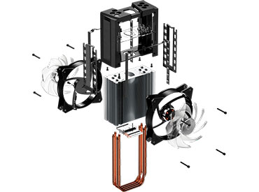 Cooler para CPU Cooler Master MasterAir MA410M