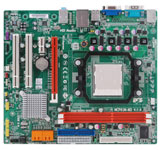 Mother ECS MCP61M-M3 s.AM3 con Video Geforce 6100, Sonido y Red
