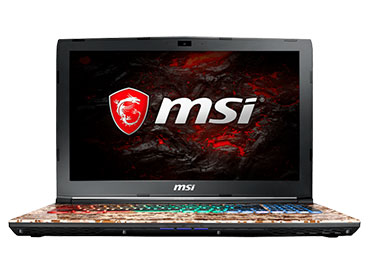 Notebook MSI GE62 7RE Camo Squad LE i7 - 16GB - 128GB + 1TB - GTX 1050Ti - W10