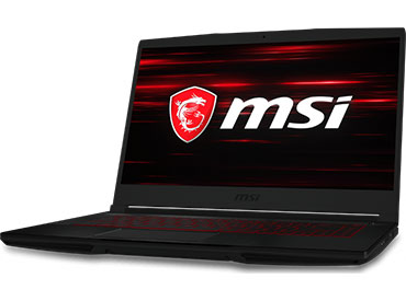 Notebook MSI GF63 Thin 9SCXR - i5-9300H - 8GB - 256GB SSD - GTX 1650 - 15,6" - W10