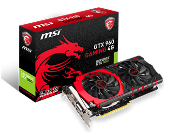 Placa de Video MSI GTX 960 GAMING 4G - TWIN FROZR V