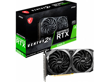 Placa de video MSI GeForce RTX™ 3060 Ti VENTUS 2X 8G OCV1 LHR