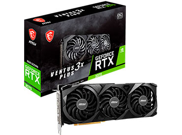 Placa de video MSI GeForce RTX™ 3070 VENTUS 3X PLUS 8G OC LHR