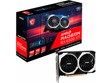 Placa de video MSI Radeon™ RX 6500 XT MECH 2X 4G OC