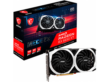 Placa de video MSI Radeon™ RX 6650 XT MECH 2X 8G OC