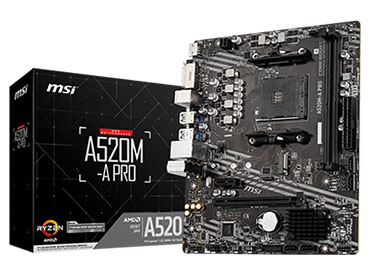 Mother MSI A520M-A PRO Socket AM4