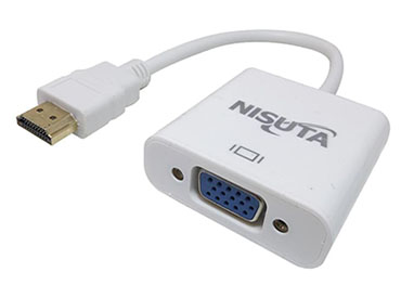 Conversor HDMI a VGA con audio y alimentación Nisuta (NSCOHDVG4)