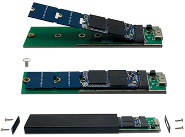 Gaveta externa USB 3.0 disco M.2 SSD Nisuta (NSGASAM2)