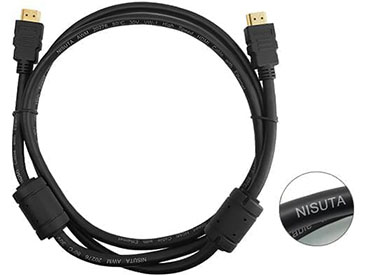 Cable HDMI de 0.5m V2.0 con filtros 2160P 4K Nisuta (NSCAHDMI05)