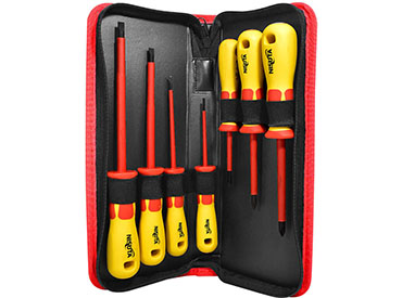 Kit de 7 destornilladores con aislamiento de 1000V Nisuta (NSK9612)