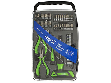 Juego de herramientas de 58 piezas Nisuta (NSKD58)