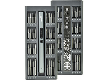 Kit de destornillador electrico de 82 piezas Nisuta (NSKDE82)