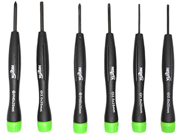 Kit de destornilladores de precision de 6 unidades Nisuta (NSKDP6)