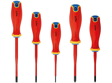 Kit de destornilladores de 1000V de 5 piezas para electricista Nisuta (NSKVDE5)