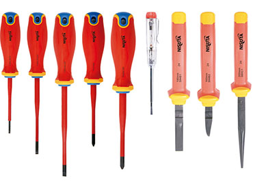 Kit de herramientas de 1000V de 9 piezas para electricista Nisuta (NSKVDE9)