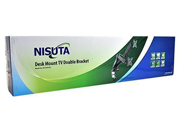 Soporte doble con amortiguación para pantallas de 17" a 32" Nisuta (NSSOTVE2)