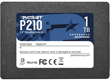 Disco Patriot P210 SSD 1TB SATA3