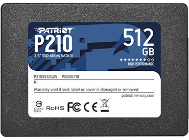 Disco Patriot P210 SSD 512GB SATA3