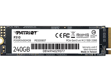 Disco Patriot P310 SSD 240GB M.2 2280 - PCIe Gen3 x 4