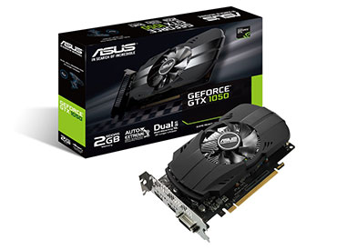 Placa de Video ASUS GeForce® GTX 1050 2GB PHOENIX Fan Edition